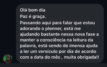 Depoimento de aluna